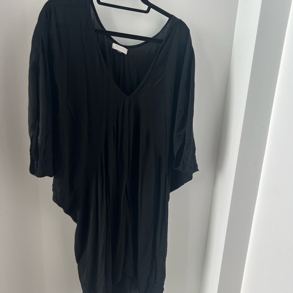 Black V-Neck dress